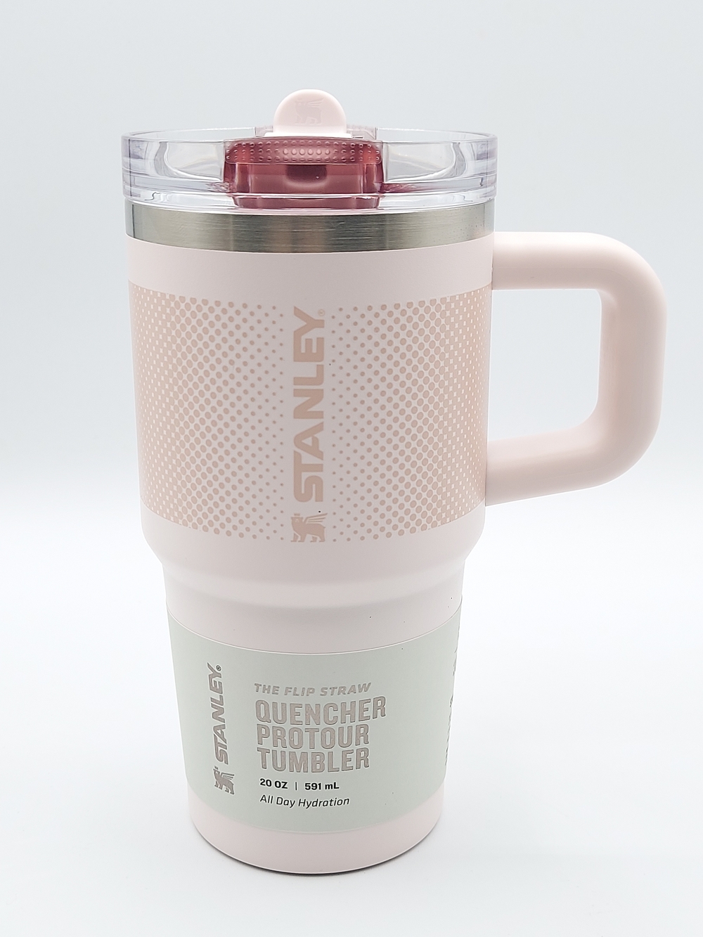 Stanley Rose Quartz Quencher ProTour Flip Straw Tumbler 20oz